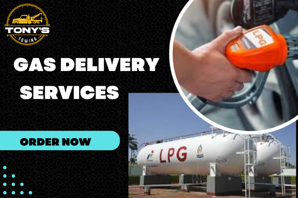 Mobile fuel delivery technician refueling a car on the roadside in Antelope, CA